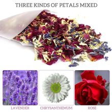 14 csomagos szárított rózsaszirom konfetti – Piros