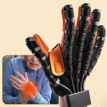 Rehabilitációs robotkesztyű – bal kézre, fejlett ujjtréninggel és bionikus mozgástámogatással - XL méret