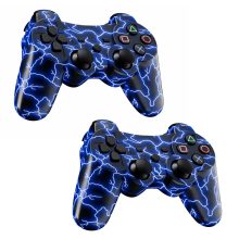 PS3 kompatibilis vezeték nélküli kontroller 2 db, kék