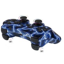 PS3 kompatibilis vezeték nélküli kontroller 2 db, kék