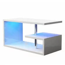 RGB 100 cm-es fehér dohányzóasztal