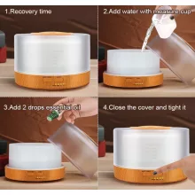 Aroma Diffuser színváltós párologtató távírányítóval