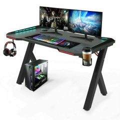   Apollon R5 Beépített ledes Gamer asztal 140cm*60cm*73cm- Maximális játékélmény!