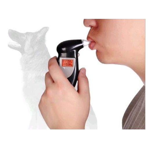 Digitális alkohol szonda kulcstartóval