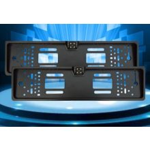 Rendszámtábla keret beépített kamerával