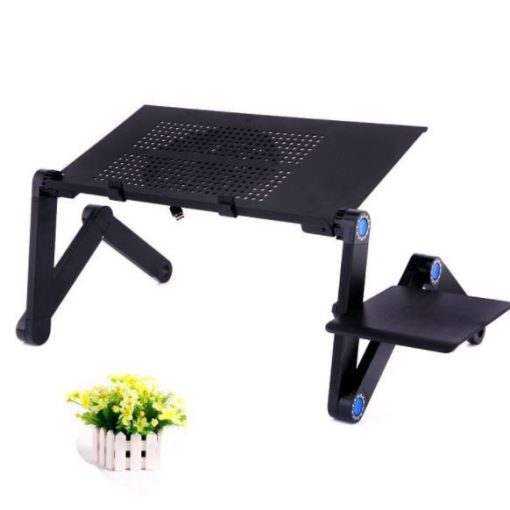 Összecsukható laptop asztal, hűtőjárattal