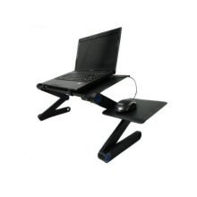 Összecsukható laptop asztal, hűtőventilátorral