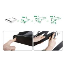 Összecsukható laptop asztal, hűtőventilátorral