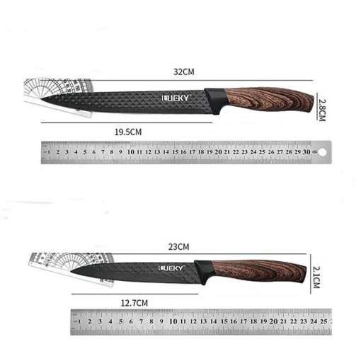 Lucky 6 részes acél kés készlet LK.WS11