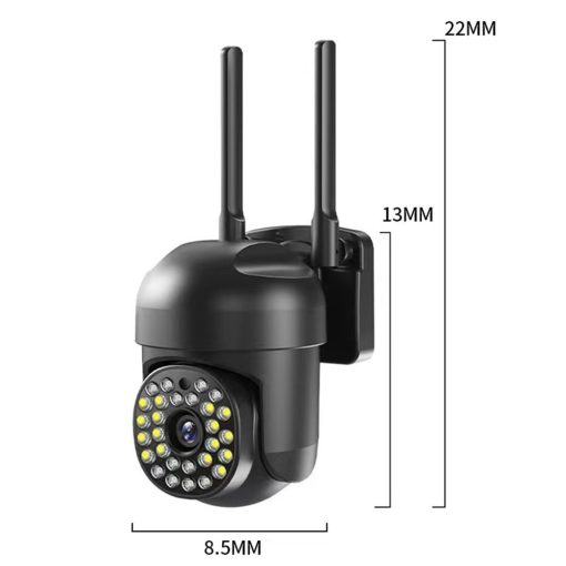 Prémium iView Wifi ip FULL HD biztonsági kamera, fekete - Az otthon biztonságáért!