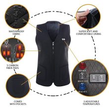 Amaz fekete Női füthető mellény EU/L