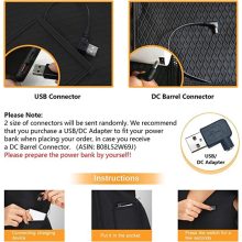 Amaz Lux Fekete unisex fűthető mellény EU/M