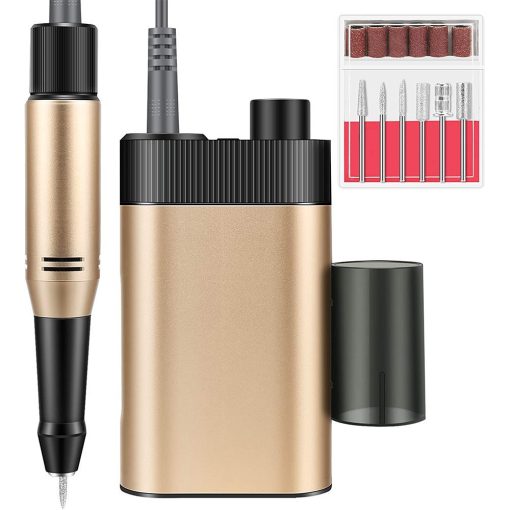 Openuye műköröm csiszológép, körömreszelő vezetéknélküli arany szín