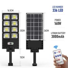 Illumina 8 blokkos napelemes ledlámpa - Megbízható és környezetbarát megoldás a kerti világítás terén!