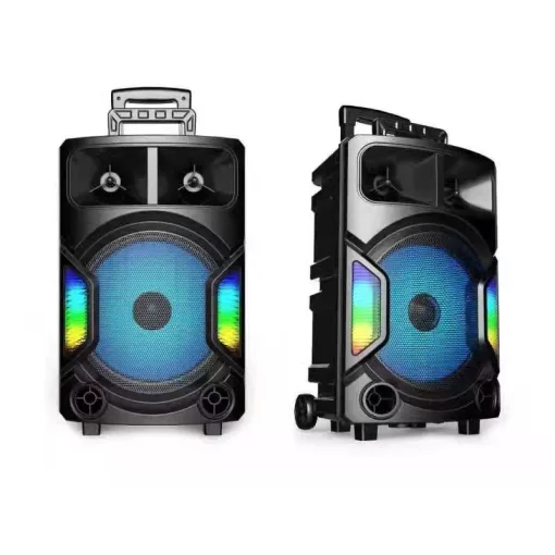 EchoeVibe neversleep 12 colos bluetooth-os gurulós parti hangszoró, mikrofonnal