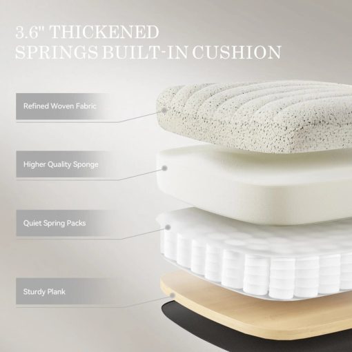 Dowinx széles ülőfelületű állítható forgószék, fehér