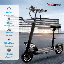 BigSpeed Elektromos roller 45km/h összecsukható,levehető nyereggel,index 35-45km - HITEL NINCS!!!