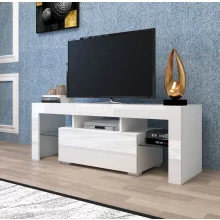 Homeland V1 tv tartó állvány - asztal beépített LED világítással