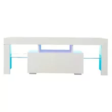 Homeland V1 tv tartó állvány - asztal beépített LED világítással