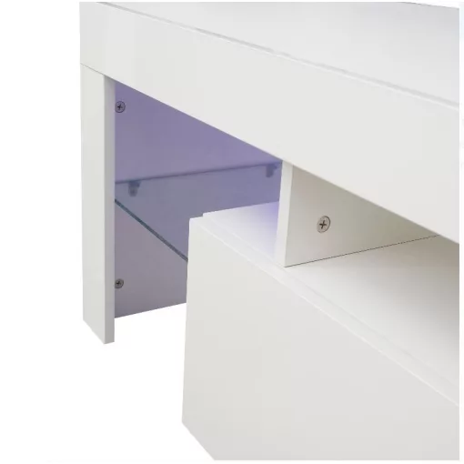 Homeland V1 tv tartó állvány - asztal beépített LED világítással