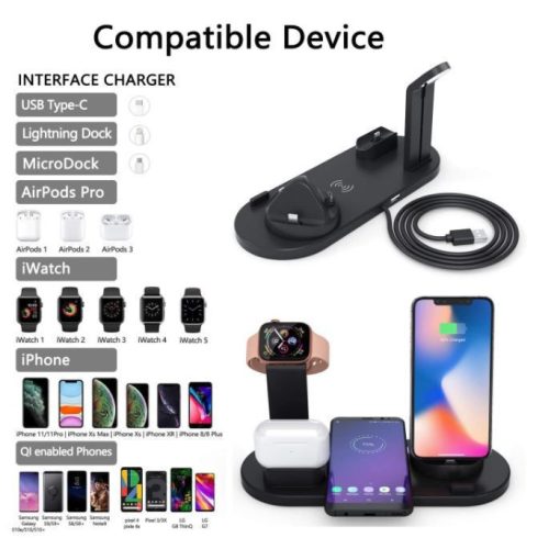 Multifunkciós töltő állomás iphone , Iwatch, airpods