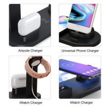 Multifunkciós töltő állomás iphone , Iwatch, airpods