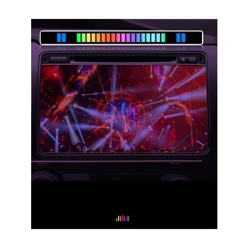 Alphaone Zenére változó RGB led kijelző