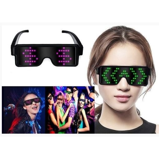 LED party szemüveg animációkkal