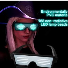 LED party szemüveg animációkkal