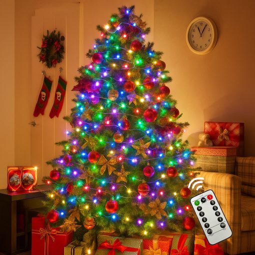 AlphaOne Usb ledesfényfüzér karácsonyi távirányítóval 10 méteres