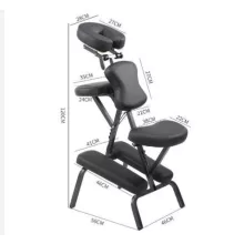 Térdelő professzionális tetováló és masszázsszék