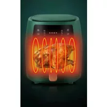 8 Literes, Extra Nagy AirFryer, légkeveréses sütő - Süss Te is egészségesen!