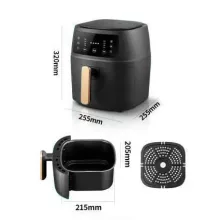 8 Literes, Extra Nagy AirFryer, légkeveréses sütő - Süss Te is egészségesen!