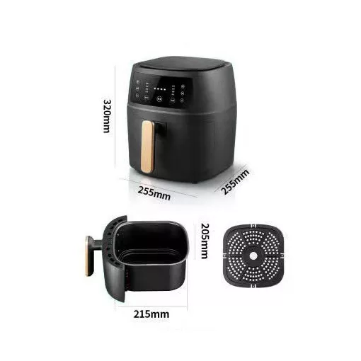 8 Literes, Extra Nagy AirFryer, légkeveréses sütő - Süss Te is egészségesen!