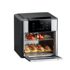   NewLine XXL 12 Literes Digitális kijelzős légkeveréses sütő szürke