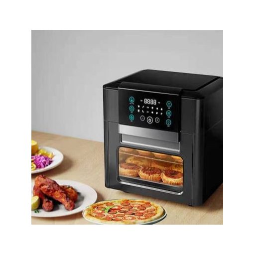 NewLine XXL 12 Literes Digitális kijelzős légkeveréses sütő szürke