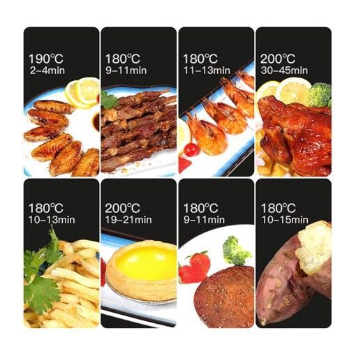 NewLine XXL 12 Literes Digitális kijelzős légkeveréses sütő szürke