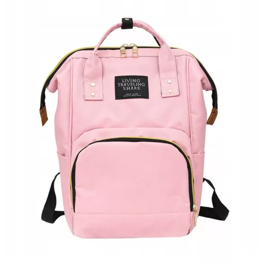Rózsaszín living traveling táska