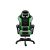   Likeregal 920 LED gamer szék lábtartóval zöld masszázs funkcióval
