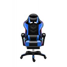 Likeregal 920 LED gamer szék lábtartóval kék