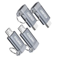 Choetech PD-2CMGY kulcstartós TYPE-C -> micro USB átalakító