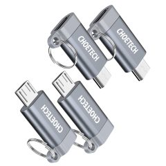   Choetech PD-2CMGY kulcstartós TYPE-C -> micro USB átalakító