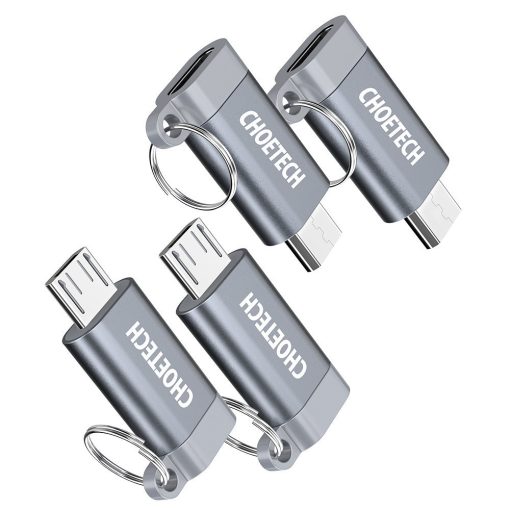 Choetech PD-2CMGY kulcstartós TYPE-C -> micro USB átalakító
