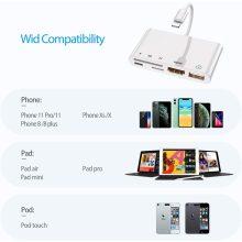 videó adapter 5 az 1-ben LXJ-THT-020 fehér