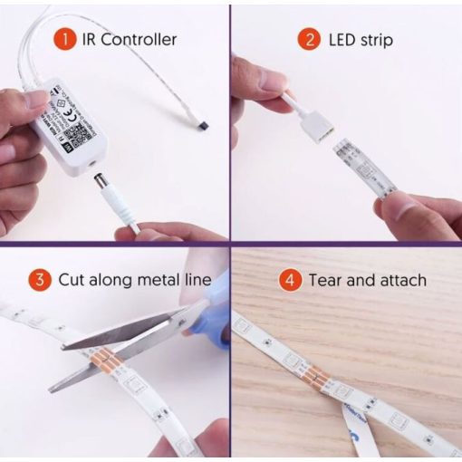 Teckin 5M LEDszalag, RGB - Hangulatos fények minden nap!