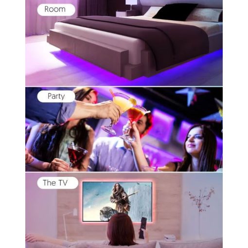 Teckin 5M LEDszalag, RGB - Hangulatos fények minden nap!