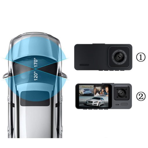 REC s10 wifi-s autós kamera utastér rögzítéssel