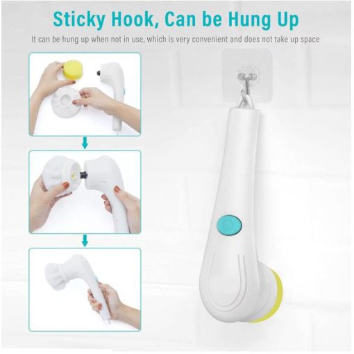 Magic Brush Forgófejes elektromos mosogató kefe