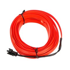   5 méteres piros ledszalag autóba vagy motorra szivargyújtó