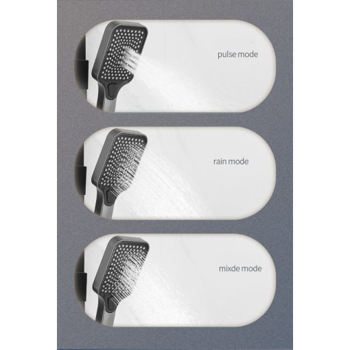 President komplett zuhanyrendszer digitális kijelzővel